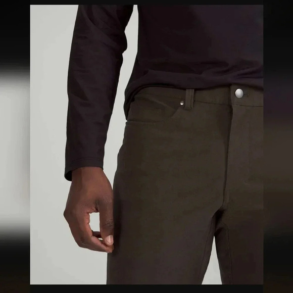 Lululemon ABC Skinny-Fit Pant 34" *Utilitech Dark Olive - Picture 5 of 8